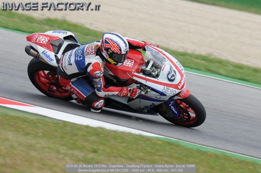 2010-06-26 Misano 1473 Rio - Superbike - Qualifyng Practice - Shane Byrne - Ducati 1098R